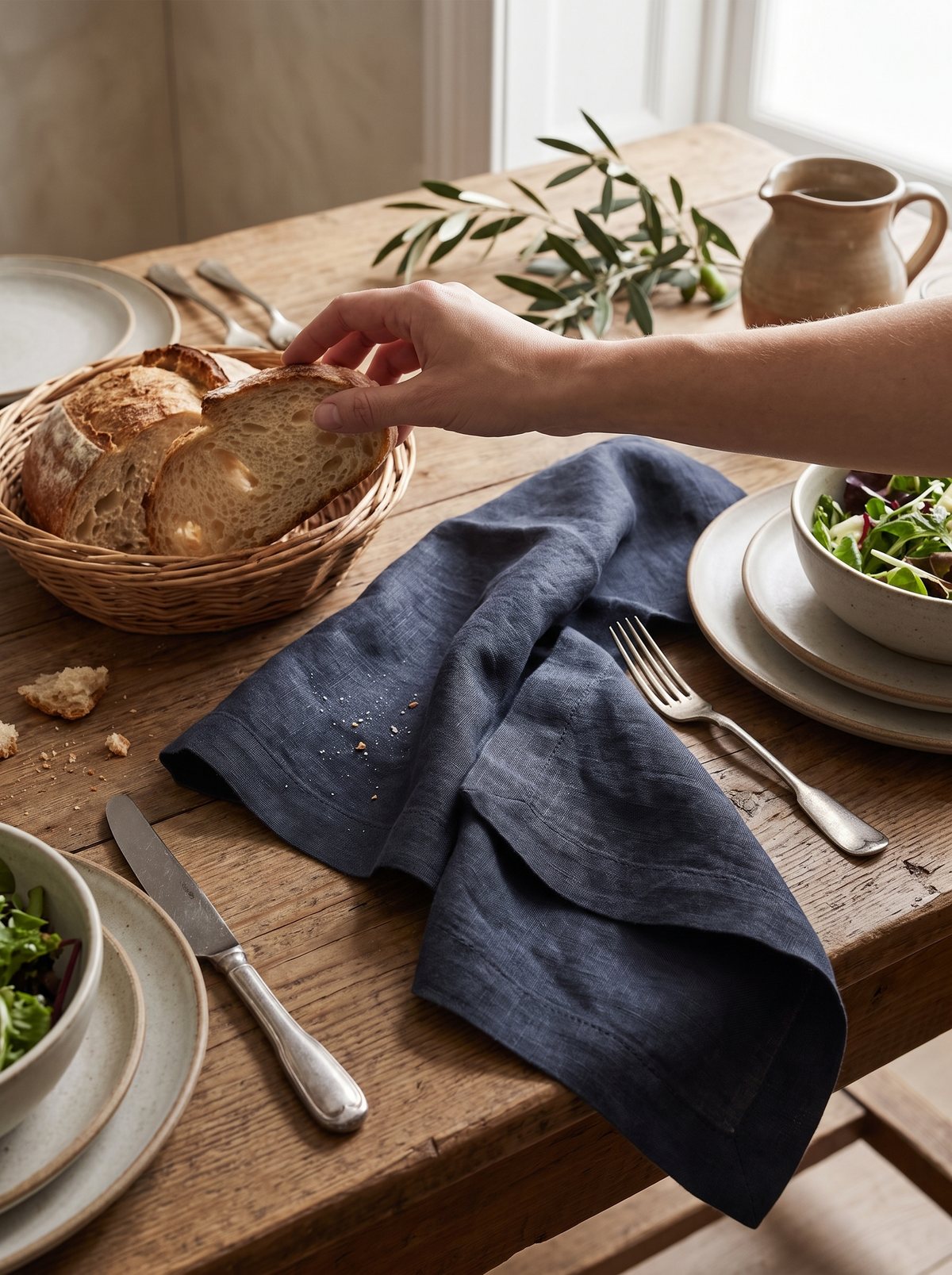 Everyday Linen Napkin and Tablecloth Set lifestyle 2