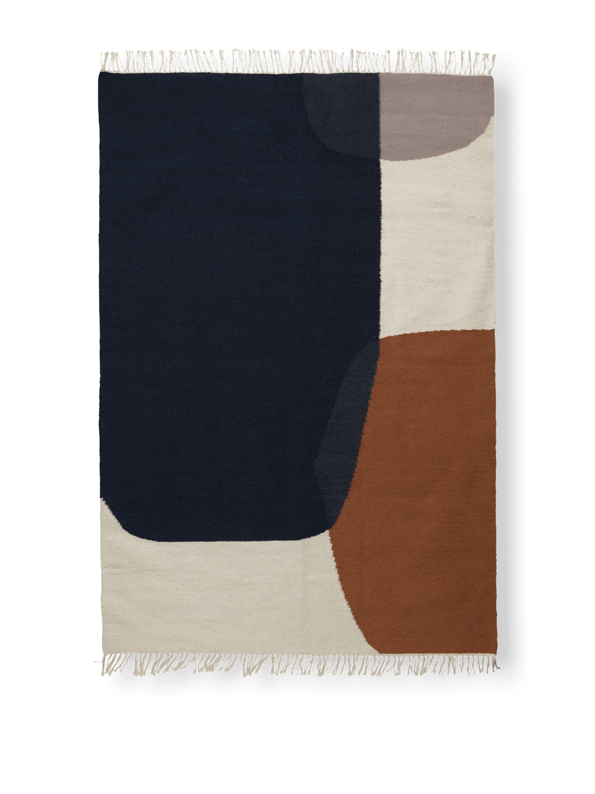 Kelim Rug, Large - Merge, full rug laid flat