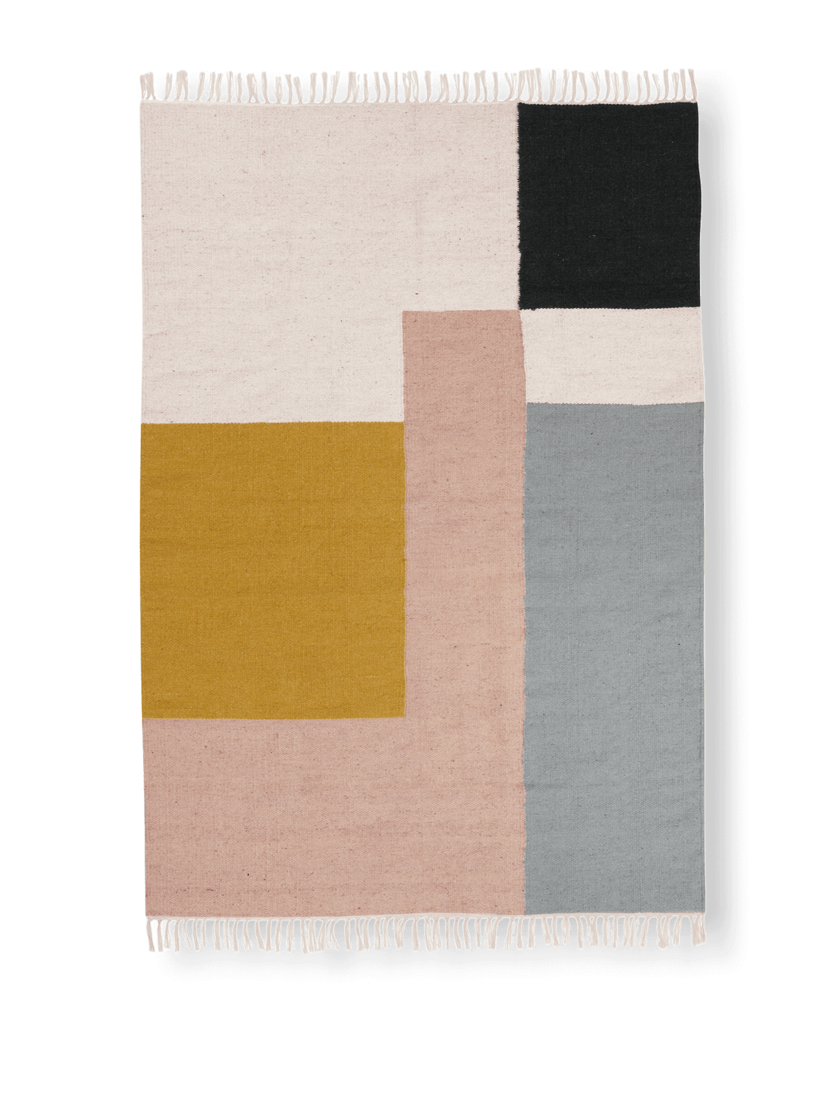 Kelim Rug, Large - Squares, full rug laid flat