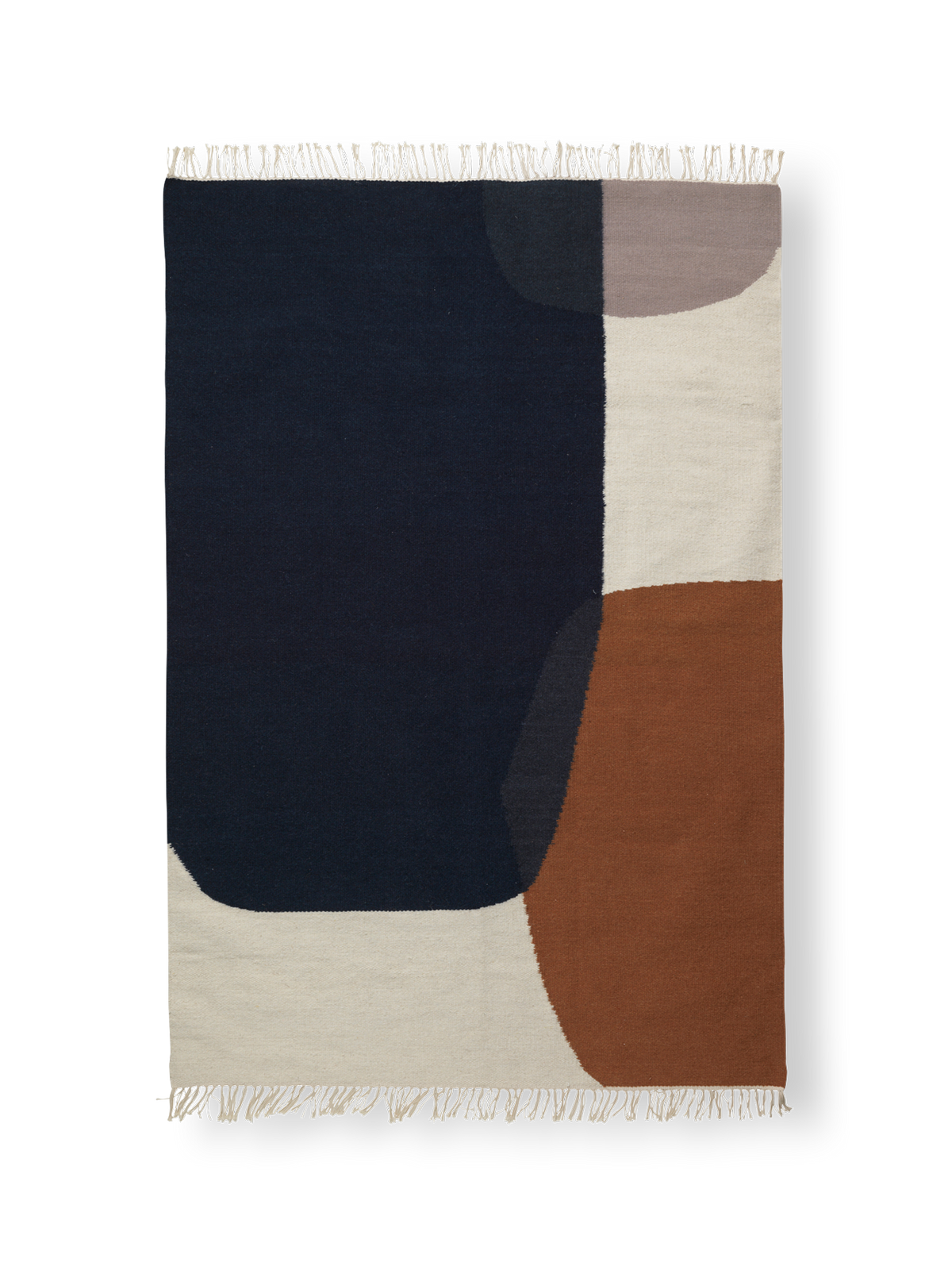 Kelim Rug, Medium - Merge, full rug laid flat