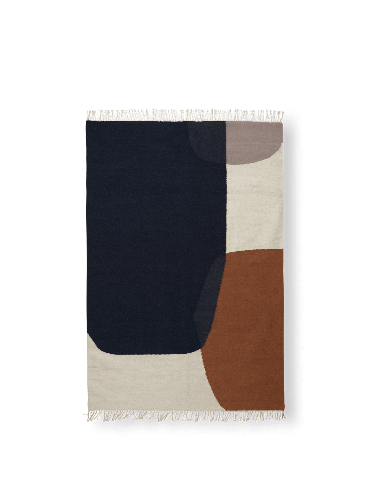 Kelim Rug, Medium - Merge, pile and weave texture close up