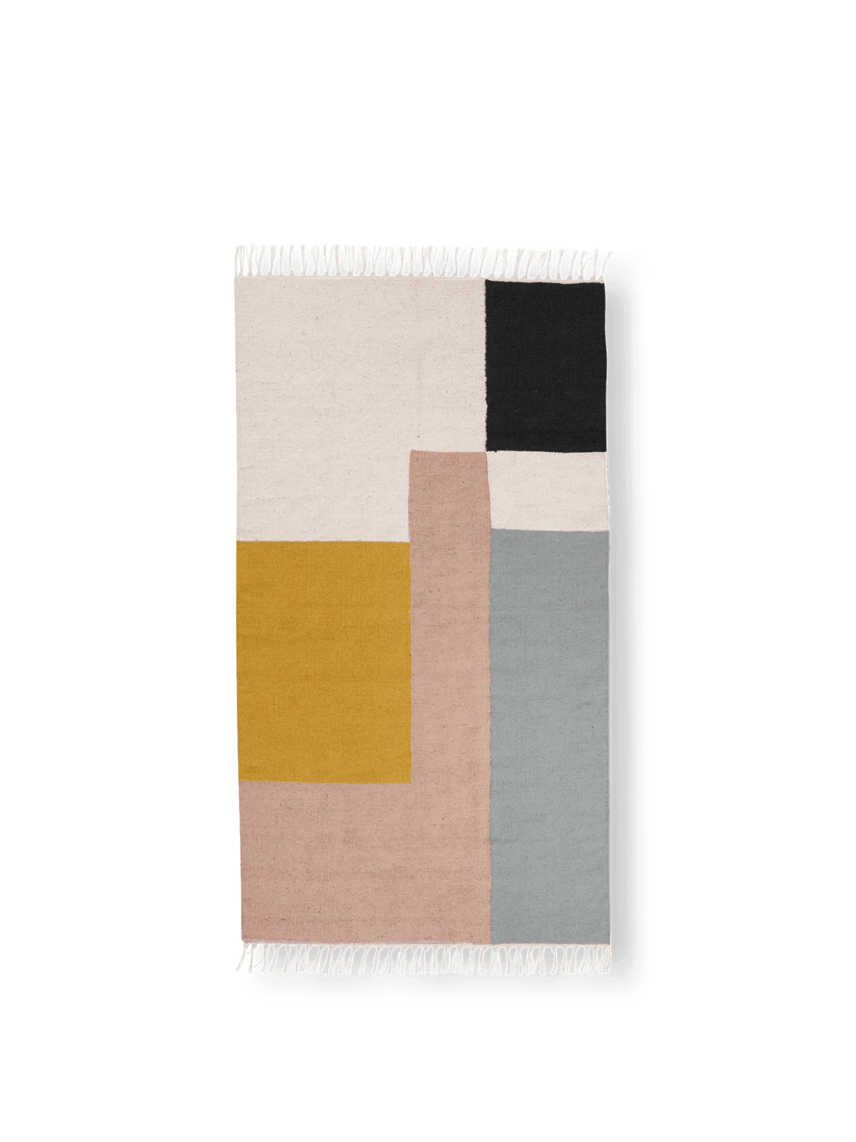 Kelim Rug, Medium - Squares, full rug laid flat