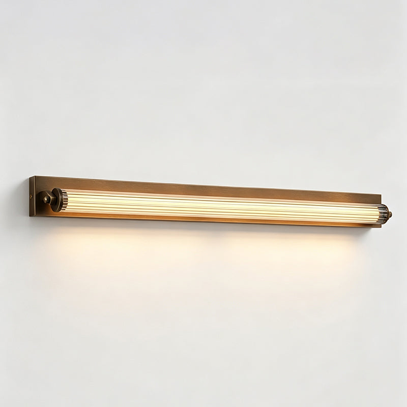 Kerrick Glass Tube Wall Sconce, second shade and material close up