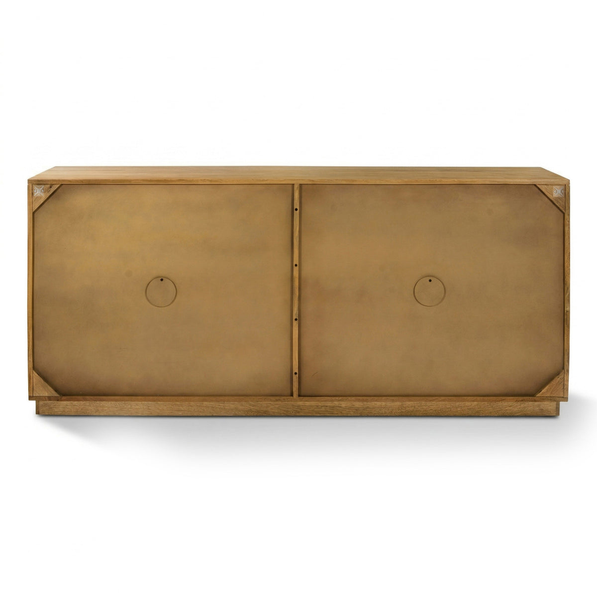 Laso Mango Wood Sideboard (72"), Natural, shown at an angle