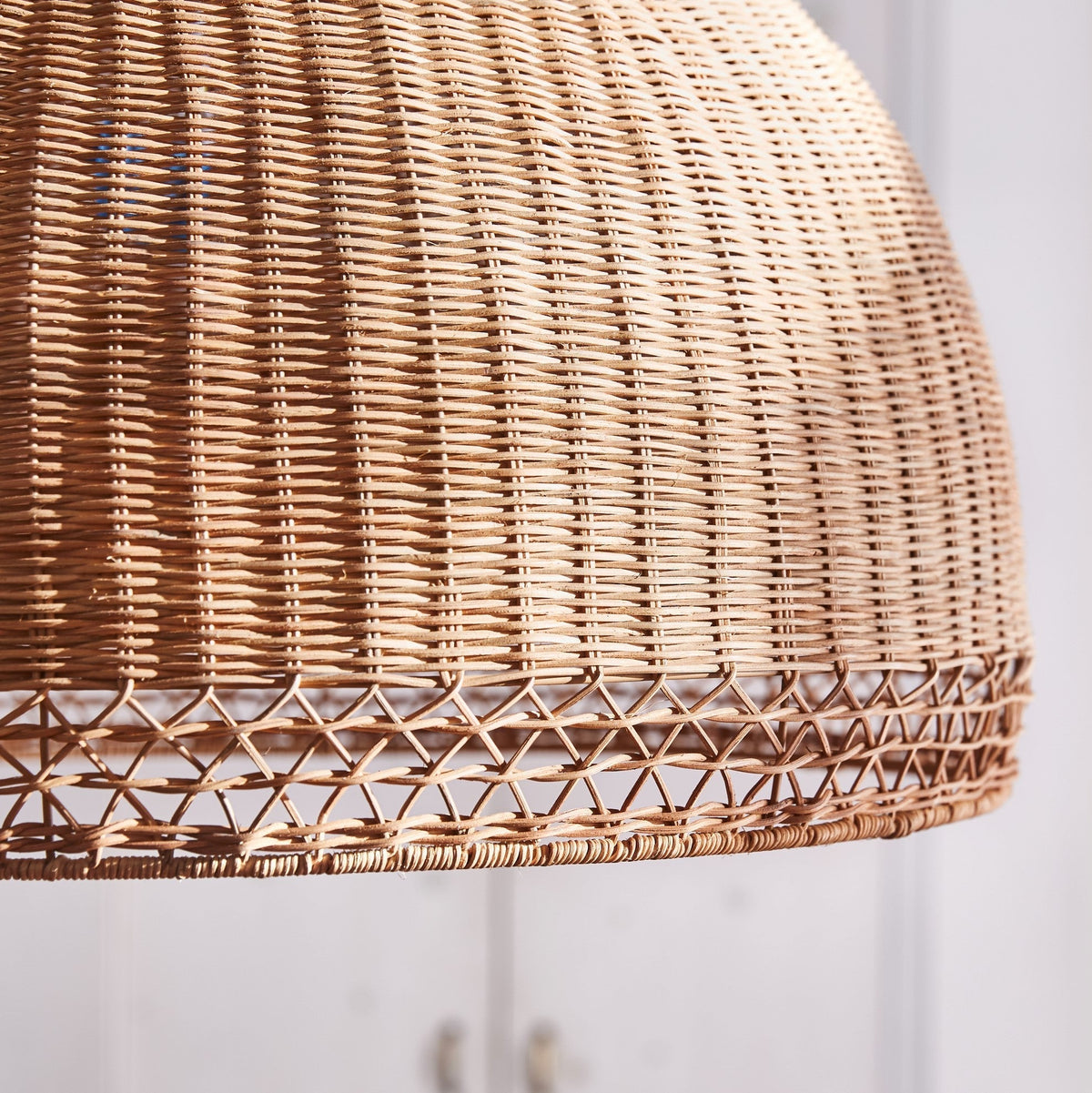 Marea Wicker Pendant Light, detail view