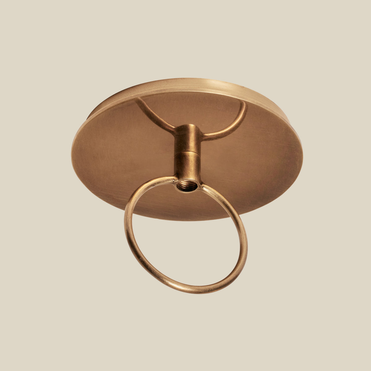 Marea Wicker Pendant Light, held for scale