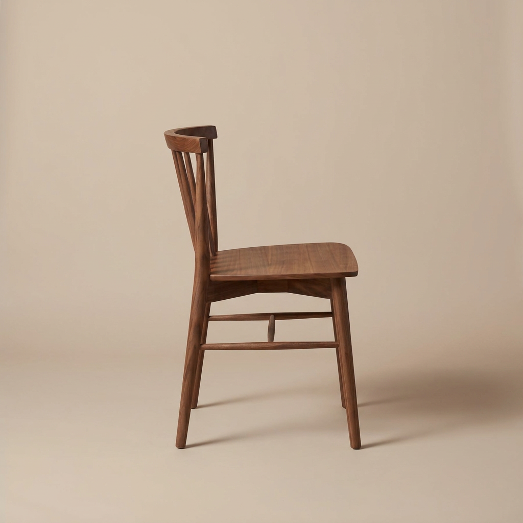 Milan Dining Chair, side profile