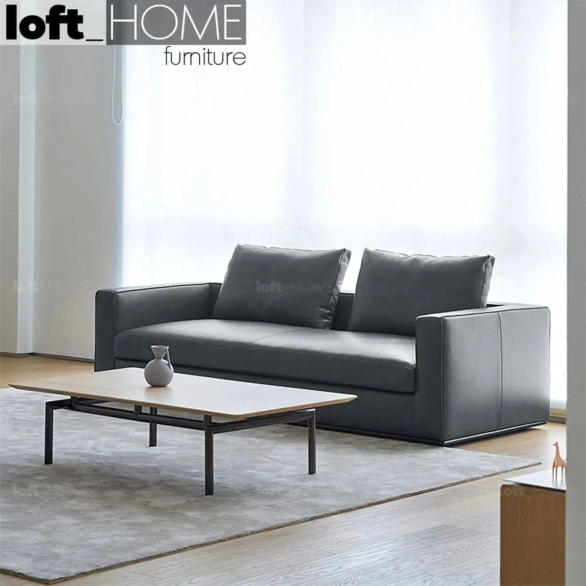 Minimalist Fabric 2 Seater Sofa COMO