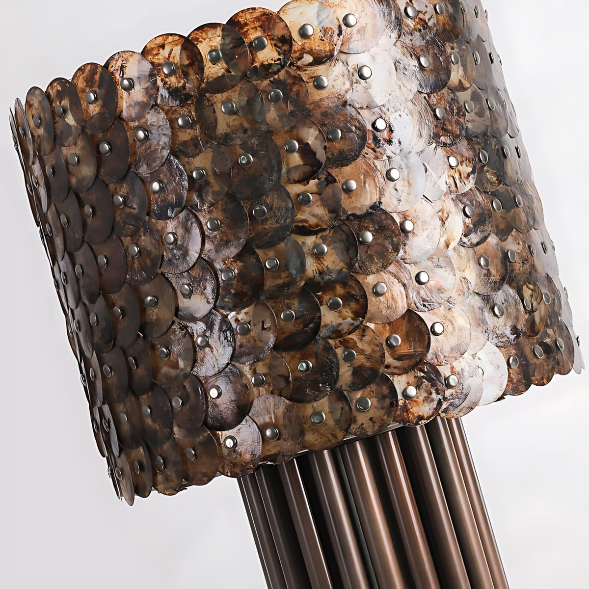 Naerix Shell Table Lamp, third diffuser detail