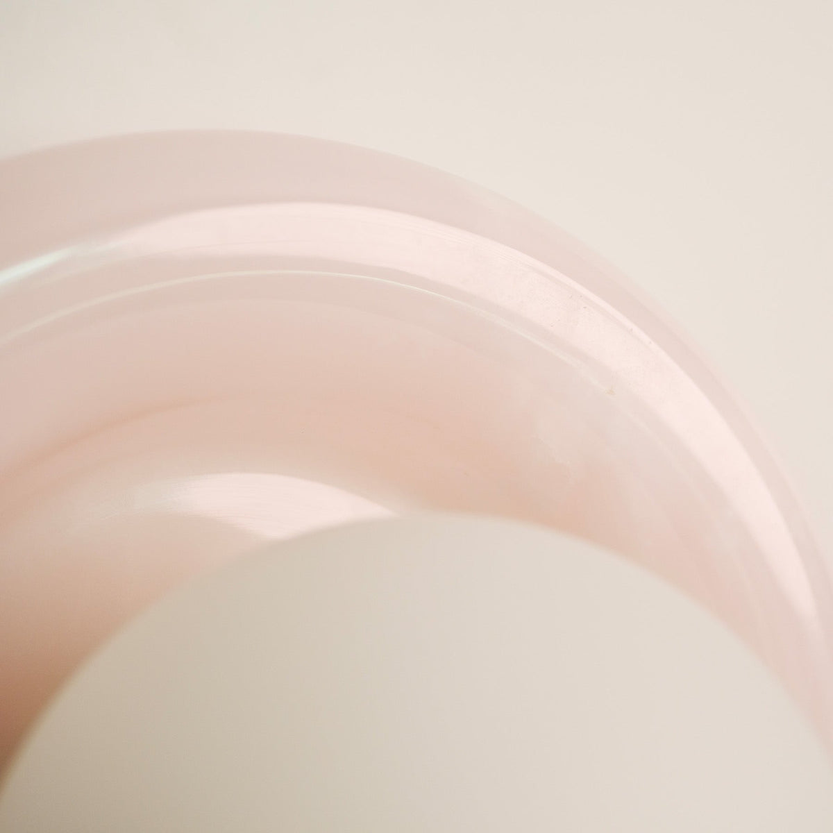 Nara Alabaster Cloud Stone Bubble Plate Wall Light, styled above a table