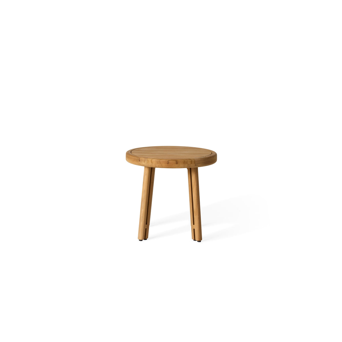 Ojai Teak Side Table, front view