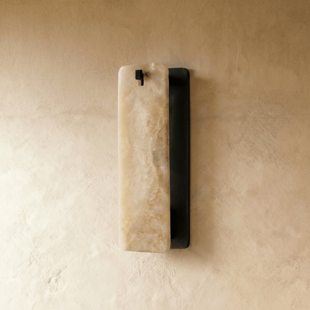 Orvox Wall Lamp, finish and hardware close up