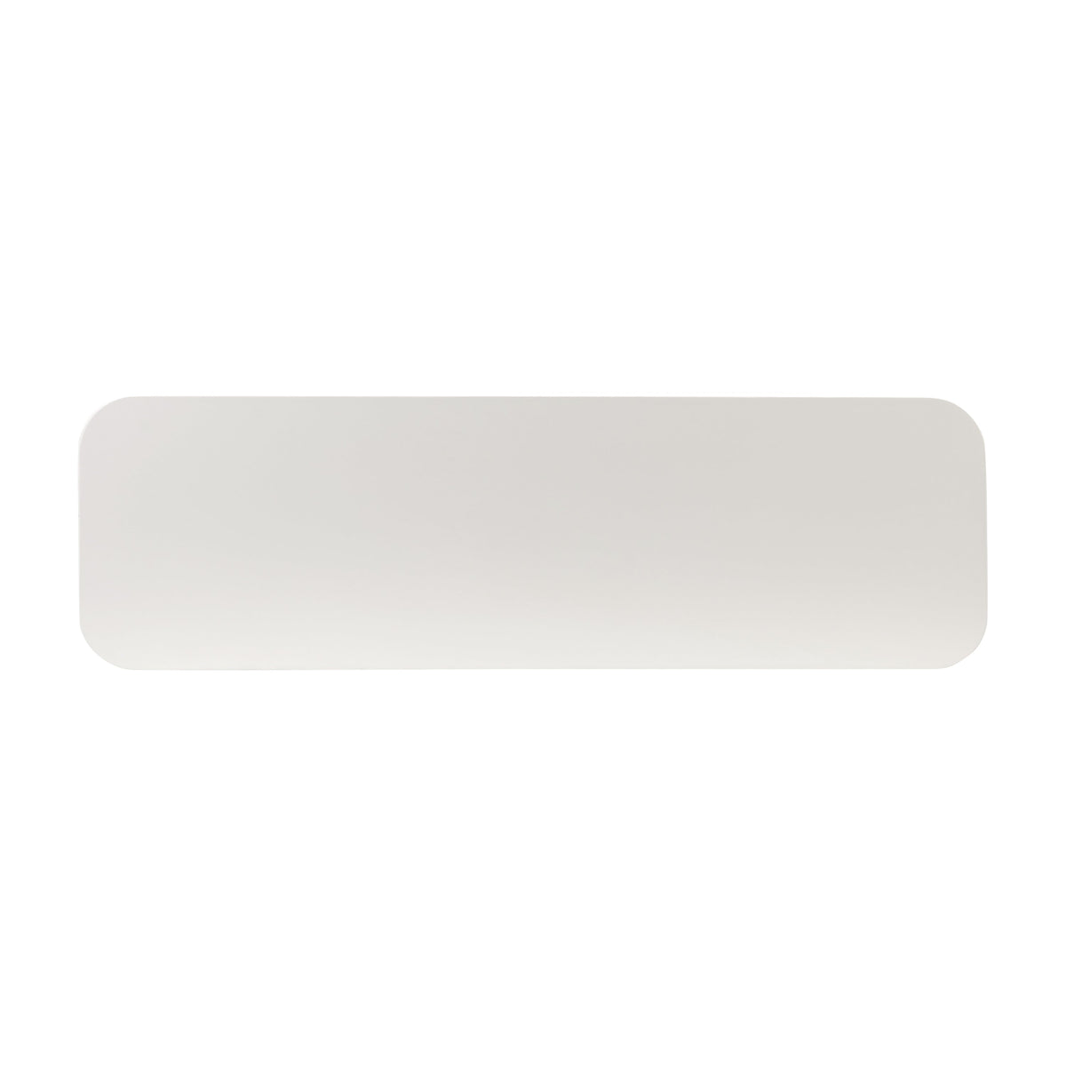 Padua 62" Engineered Wood Bookshelf, Ivory White, side profile