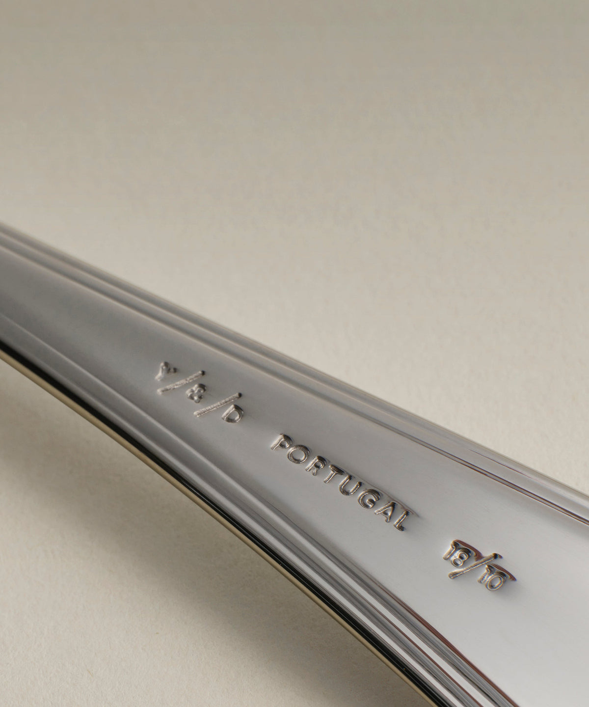 Palisades Serving Fork and Spoon, single piece on a plain surface