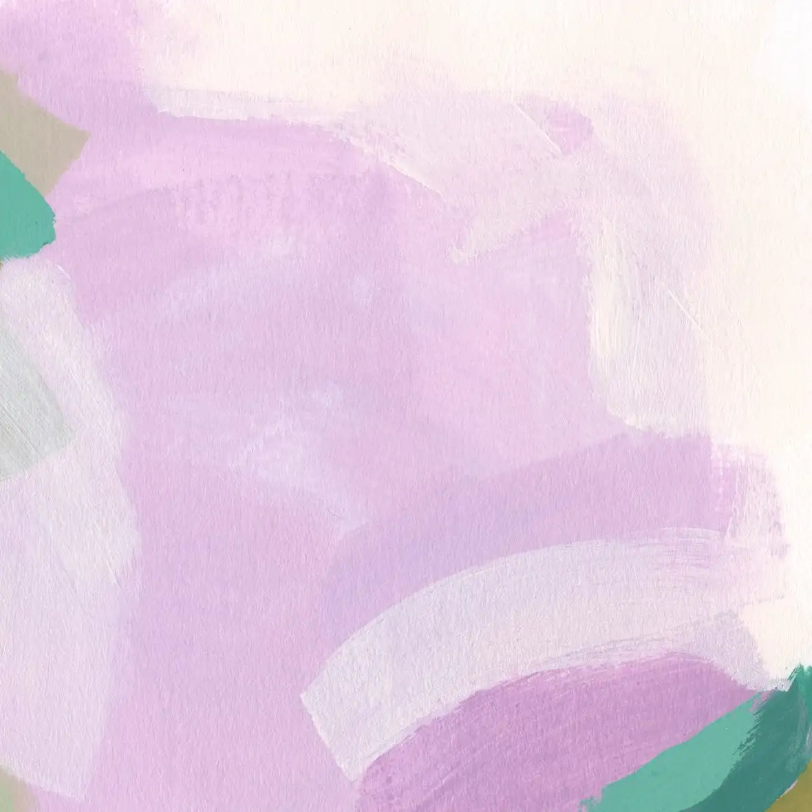 Pastel Brush Abstract III Wall Art, edge and border detail