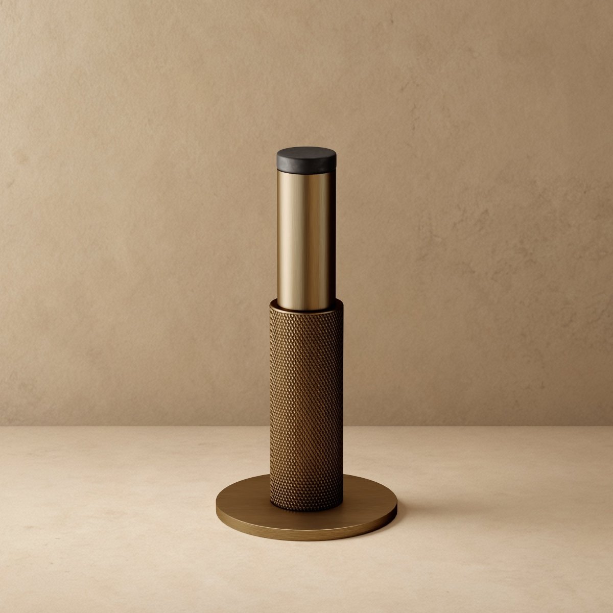 Plint Door Stop - Open Box, angled three quarter view