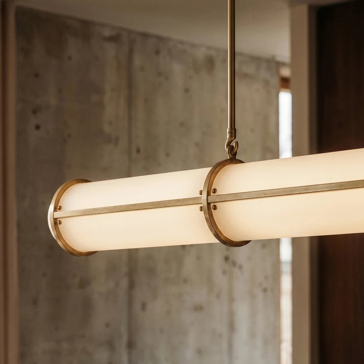 Ridaan Metal Pendant Light, styled above a dining table