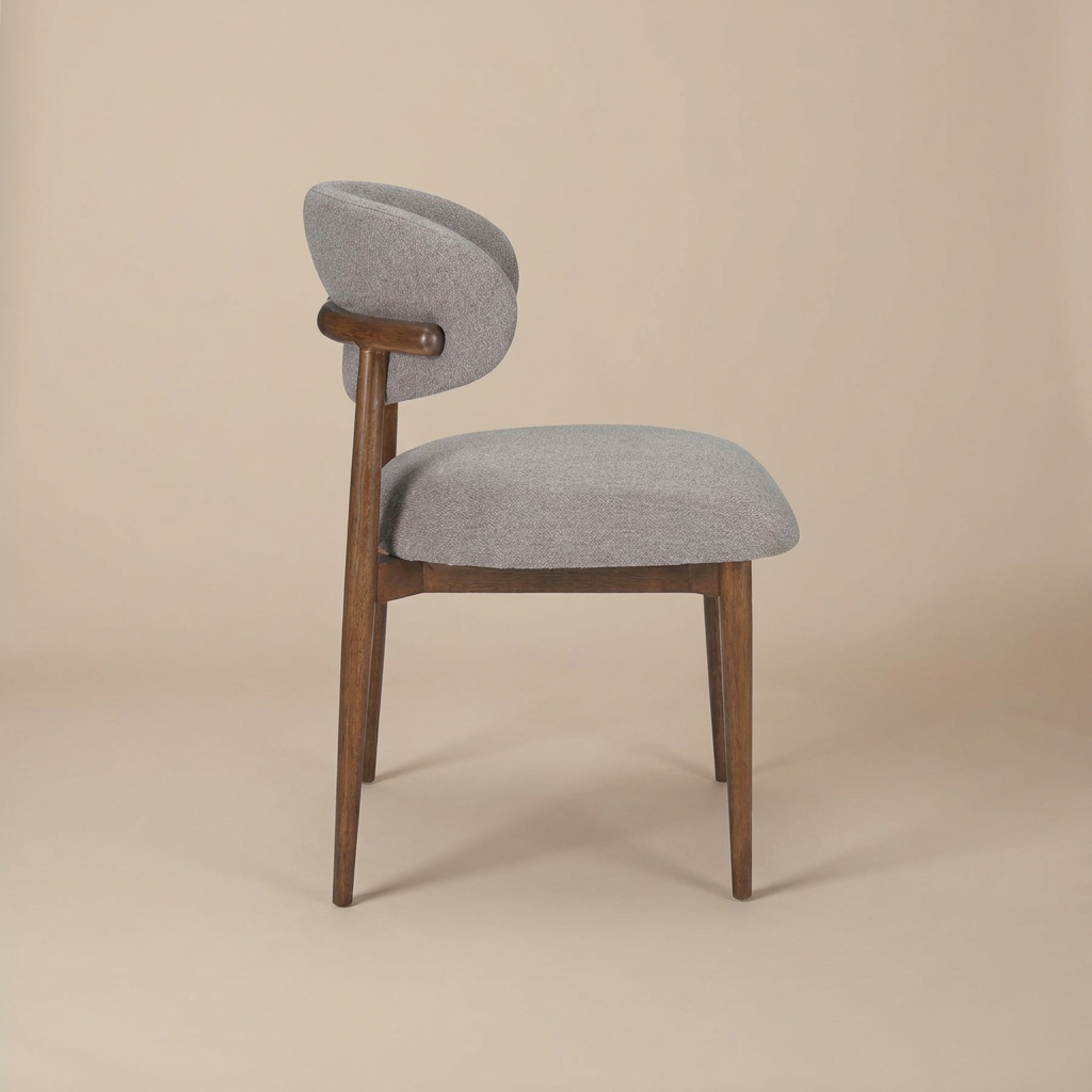 Romy Dining Chair, seat and backrest detail