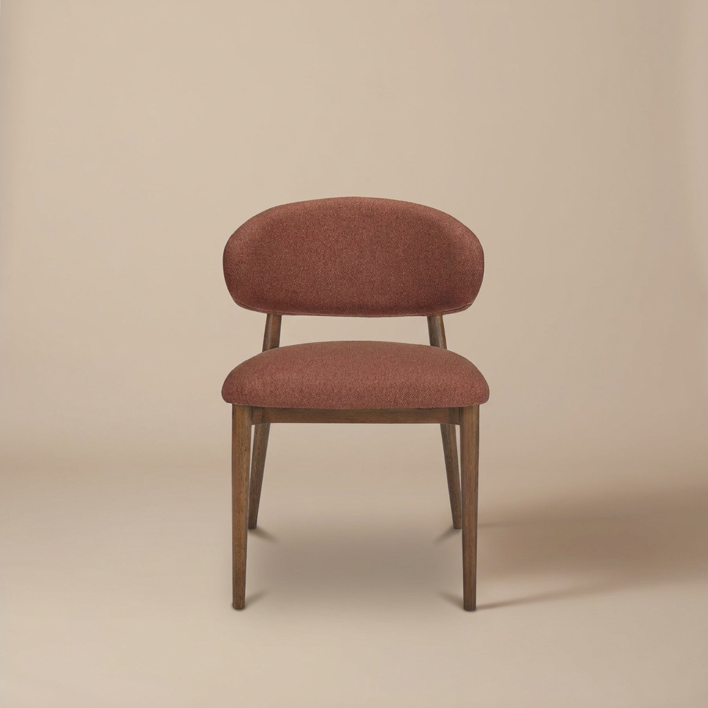 Romy Dining Chair, angled three quarter view