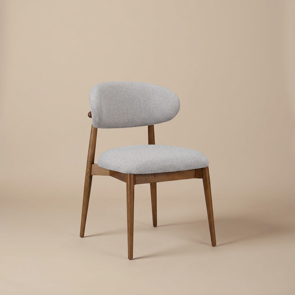 Romy Dining Chair, oatmeal finish