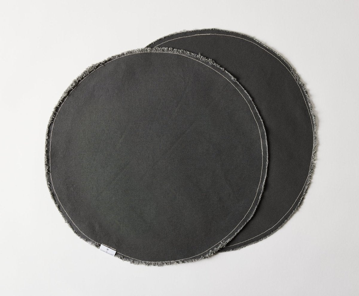 Round Placemats - Set of 2, full set laid out