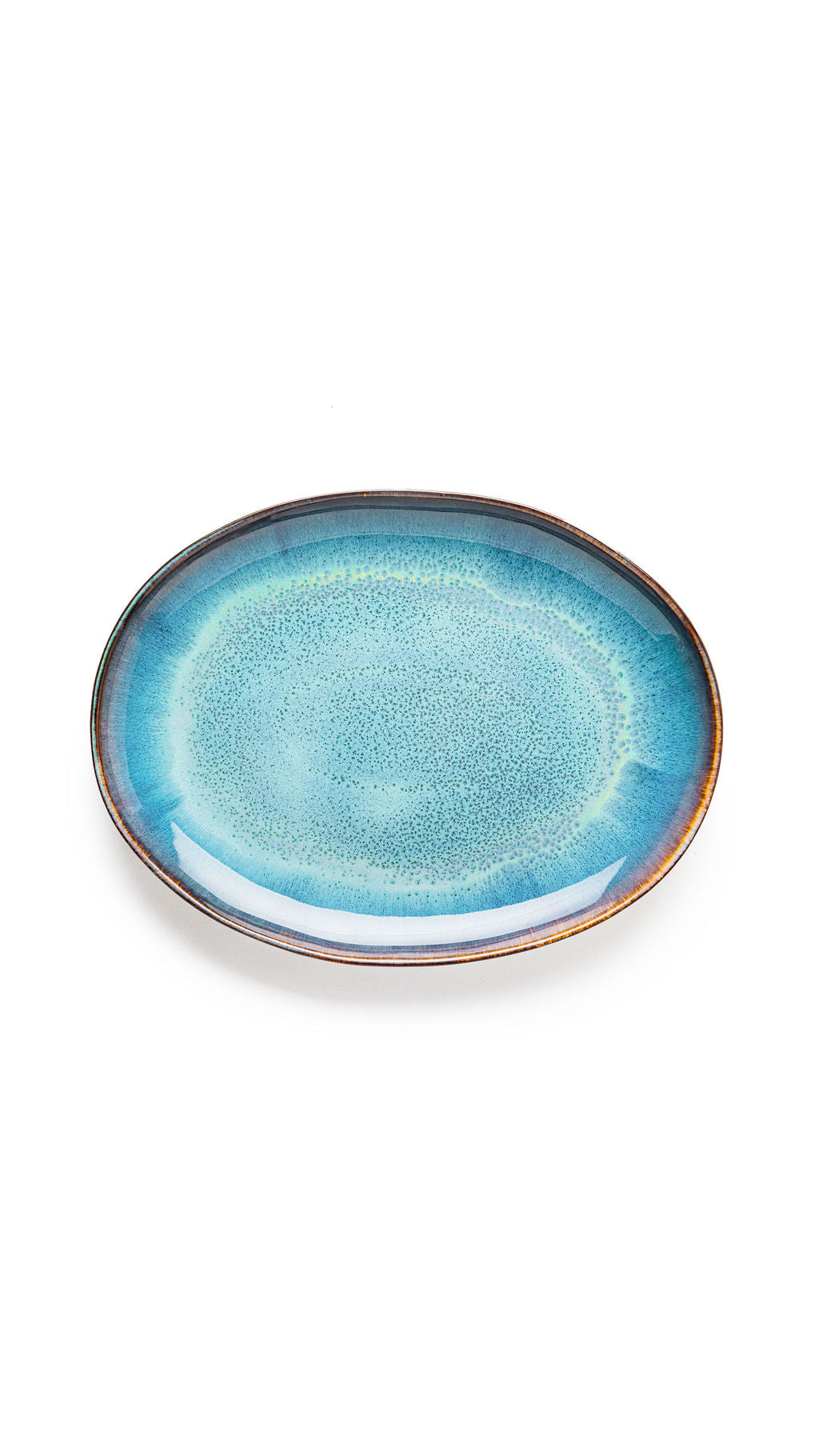 Round Serving Platter, full set laid out