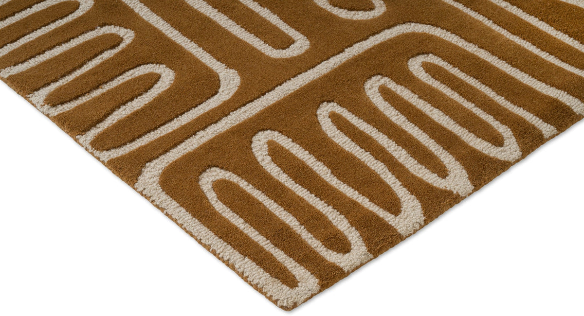 Brink and Campman Hollow Tan Multi Area Rug by Harlequin