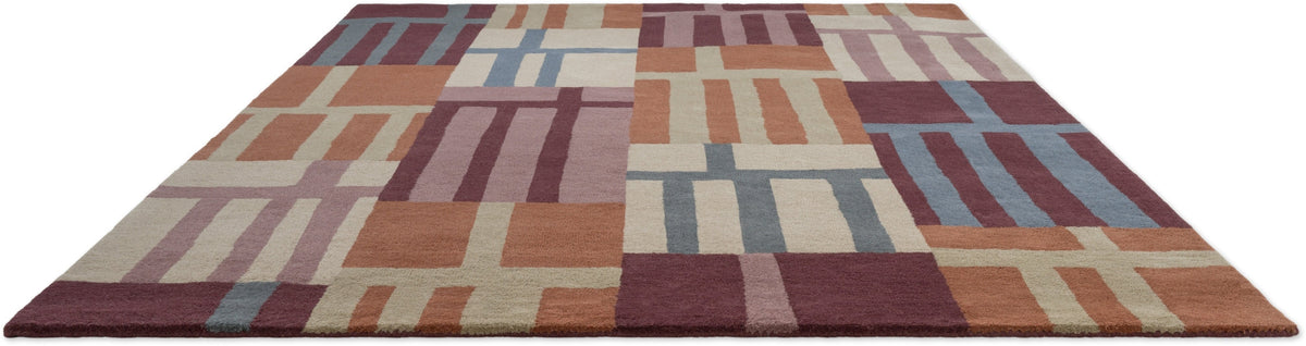 Brink and Campman Monolith Cinnabar/Amber Multi Area Rug by Harlequin