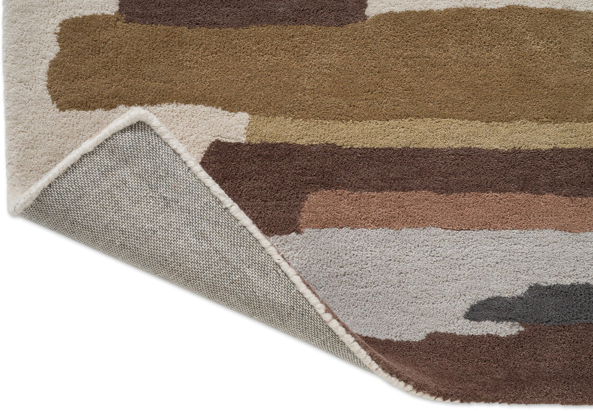 Brink and Campman Zeal Taupe Multi Area Rug by Harlequin