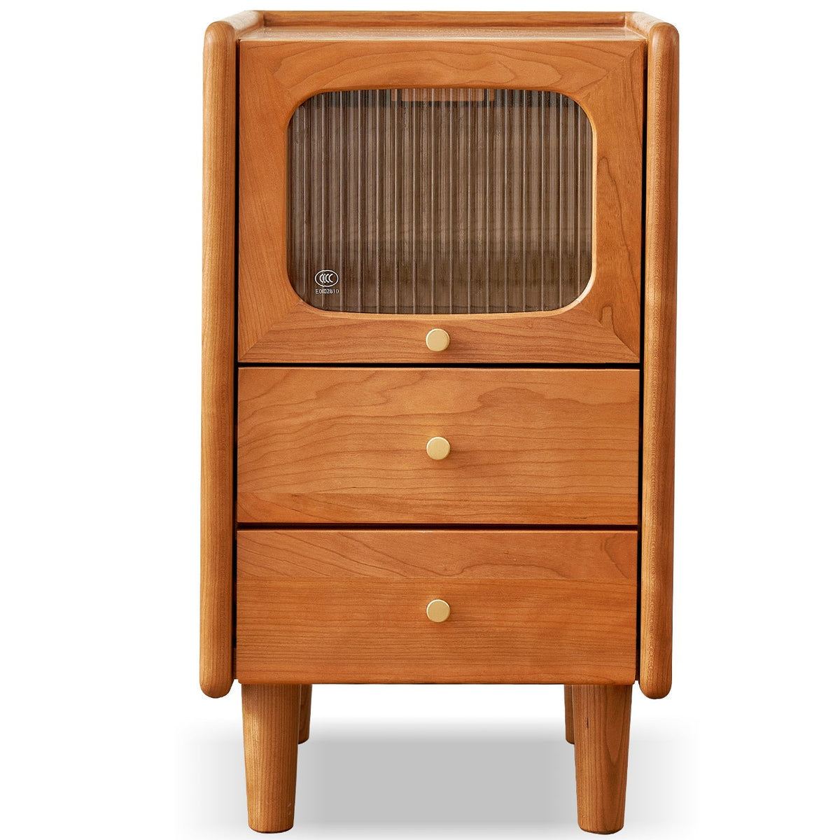Scandinavian Cherry Wood Side Table SKYLAR