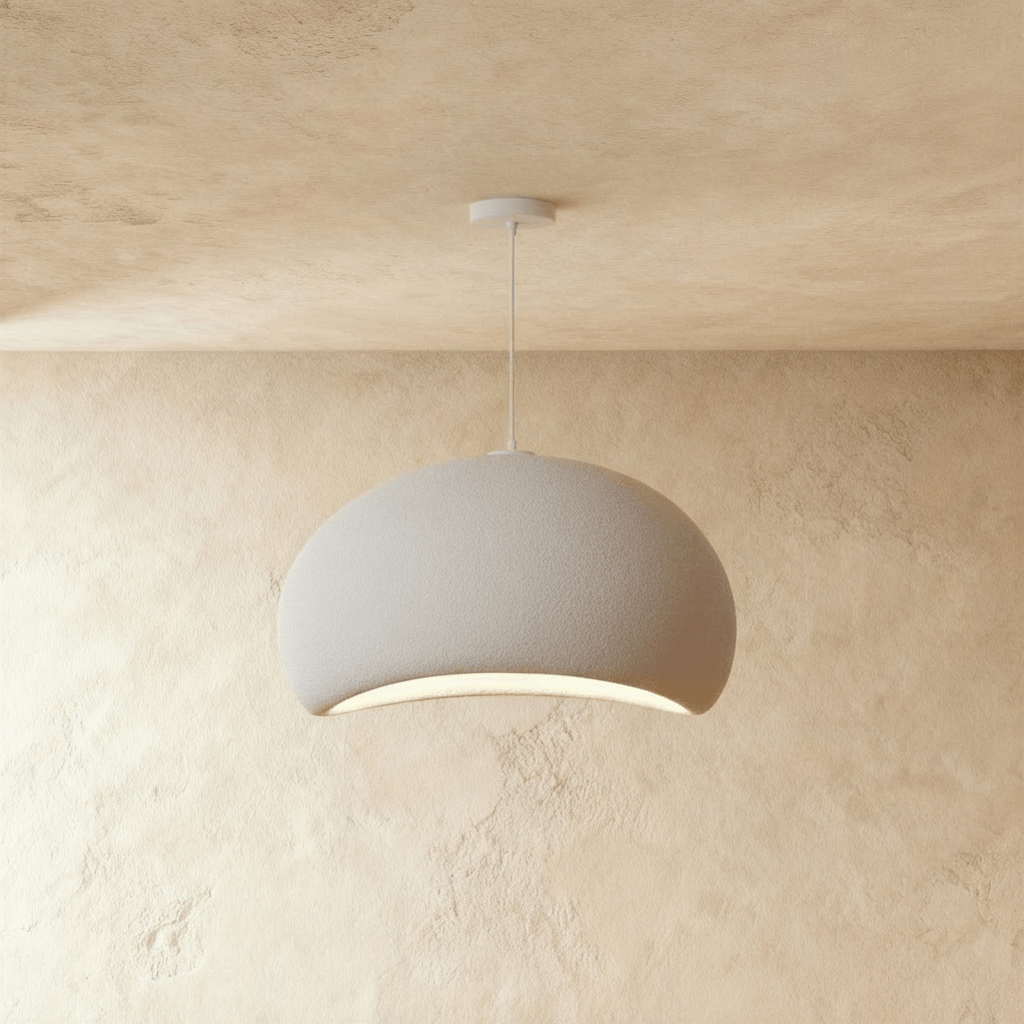 Shibui Metal Pendant Light, second angled view showing the silhouette