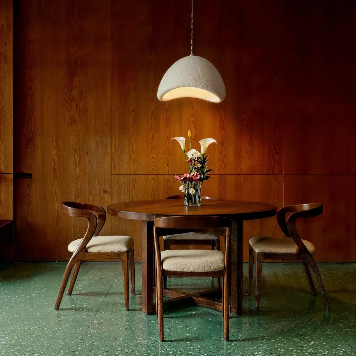 Shibui Metal Pendant Light, third shade and diffuser detail