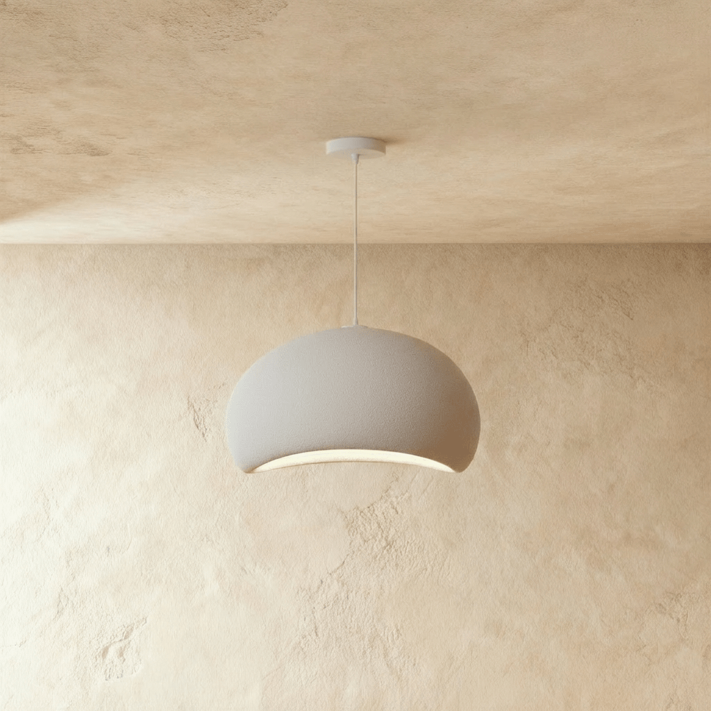 Shibui Metal Pendant Light, cord and ceiling canopy detail
