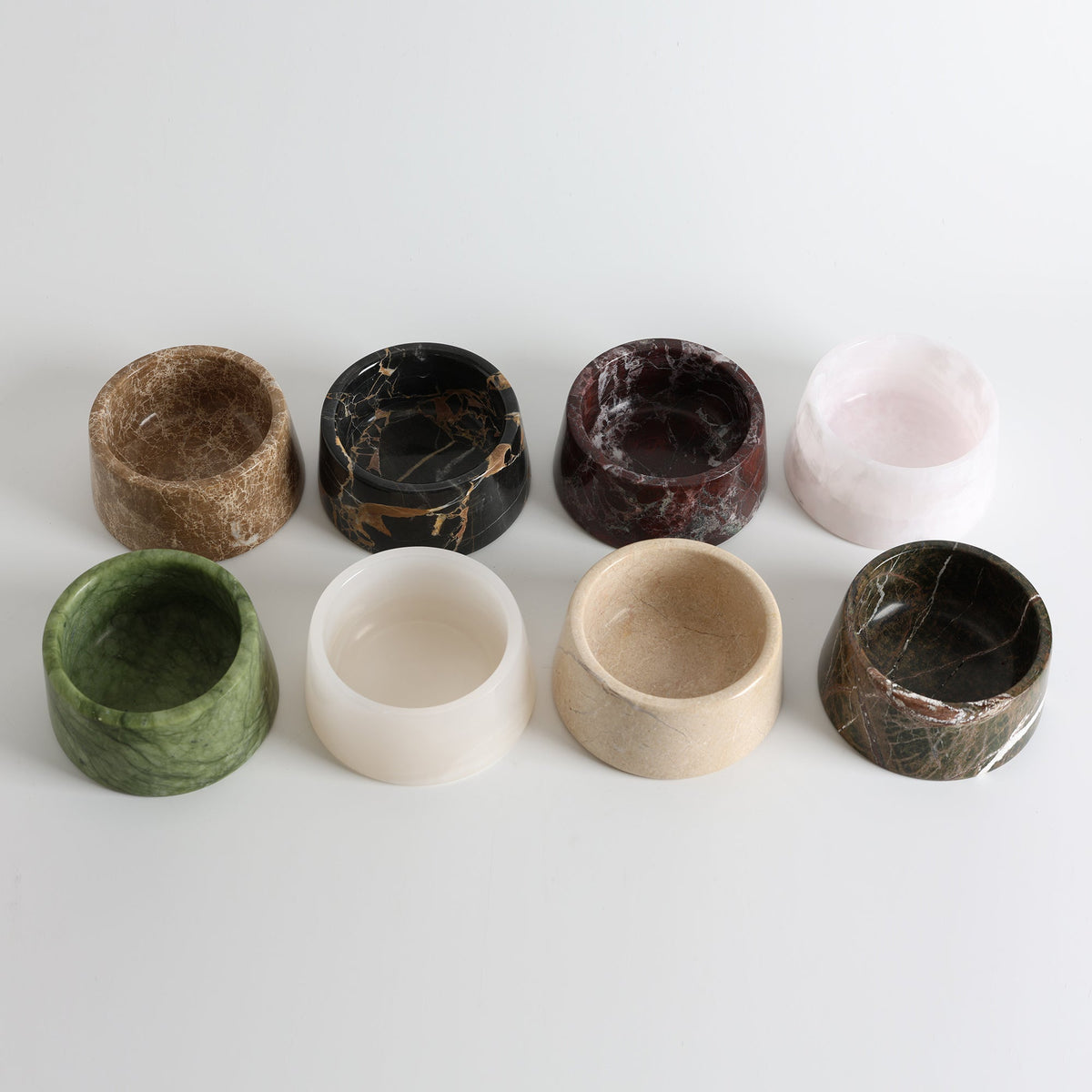 Sierra Marble Pet Bowl, second in use at floor level