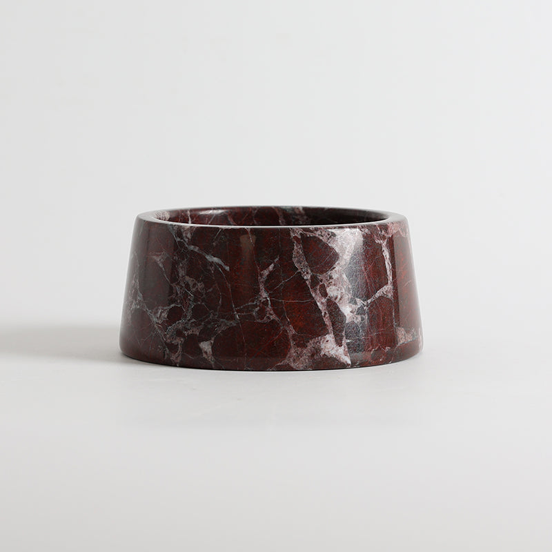 Sierra Marble Pet Bowl, second stand and base detail