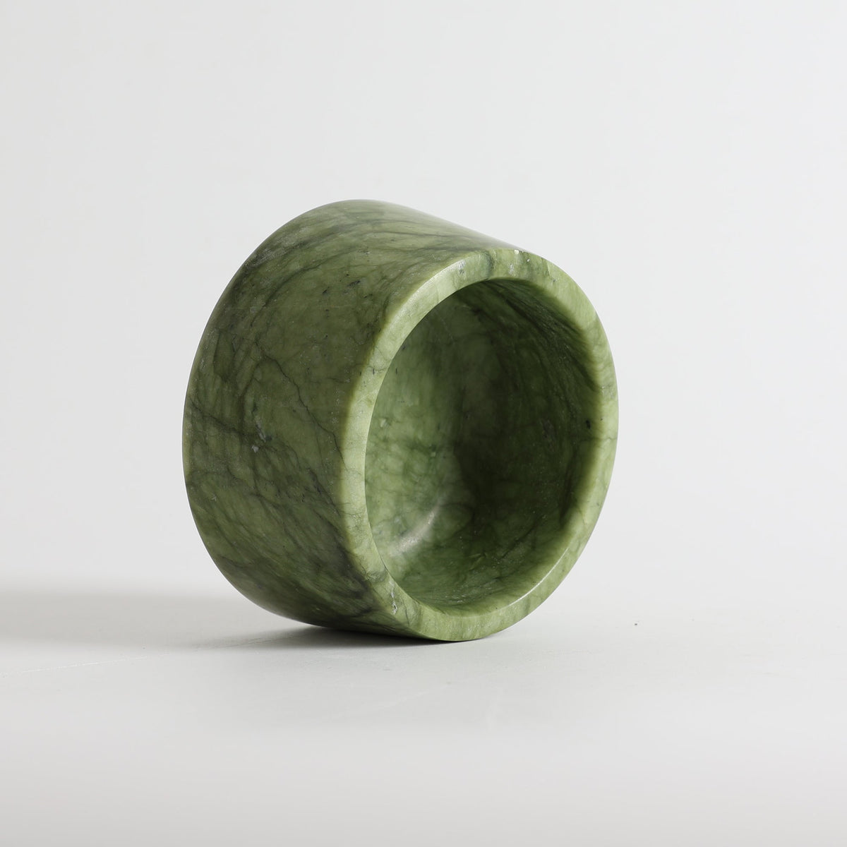 Sierra Marble Pet Bowl, third front view