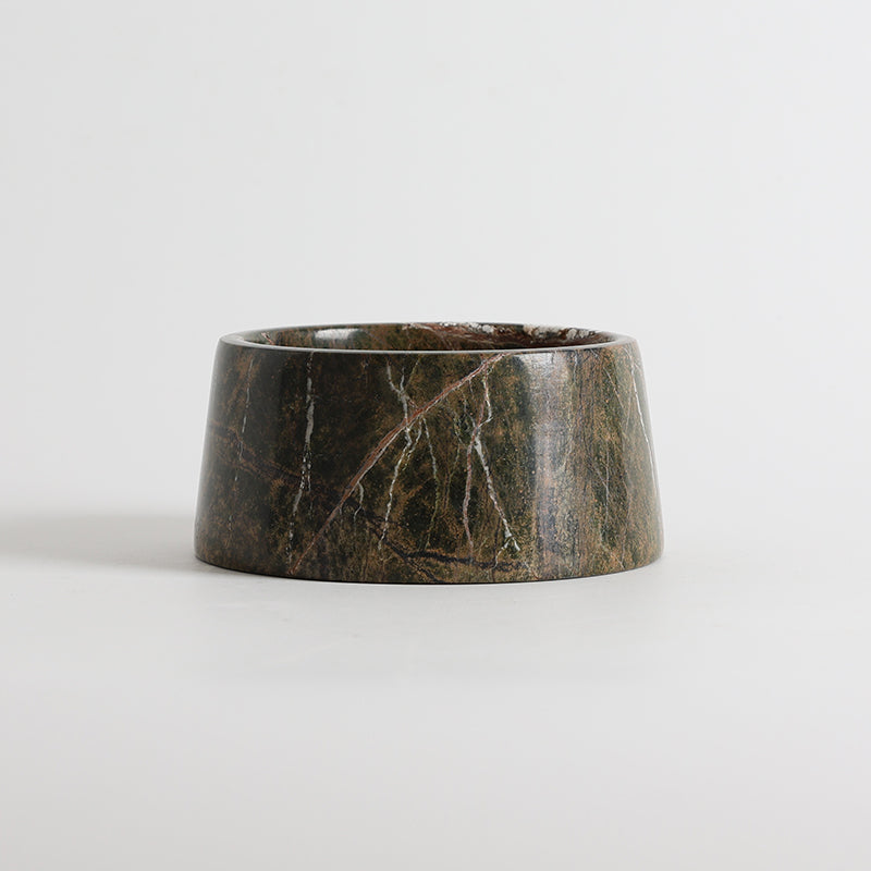 Sierra Marble Pet Bowl, third top down view