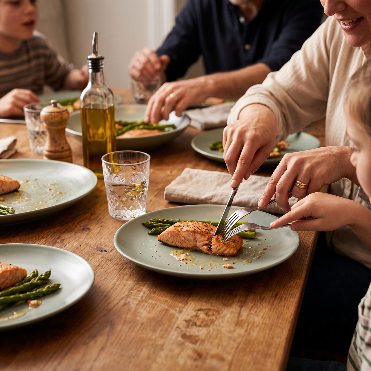 Stoneware Glossy Big Plate Set, stacked view