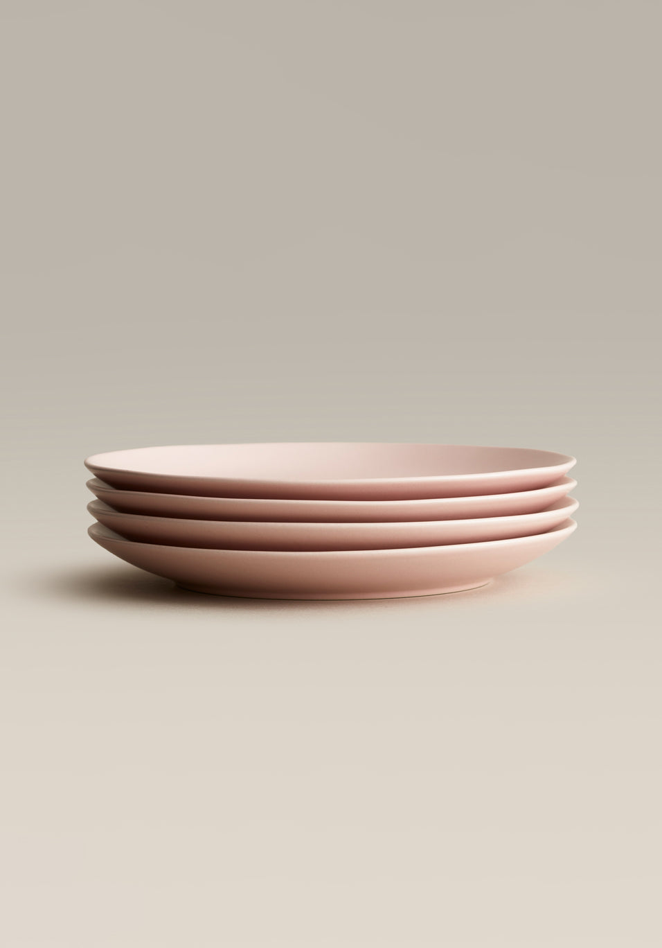 Stoneware Small Plate Set, Daybreak, the full set together