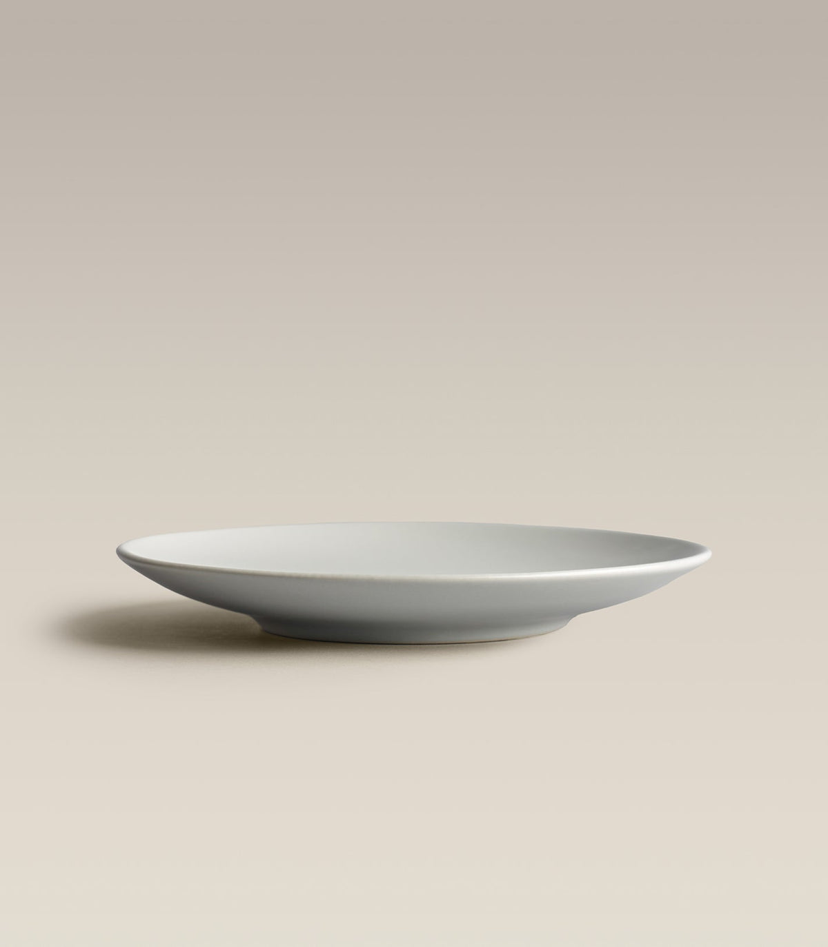 Stoneware Treat Plate Set, nested stack detail