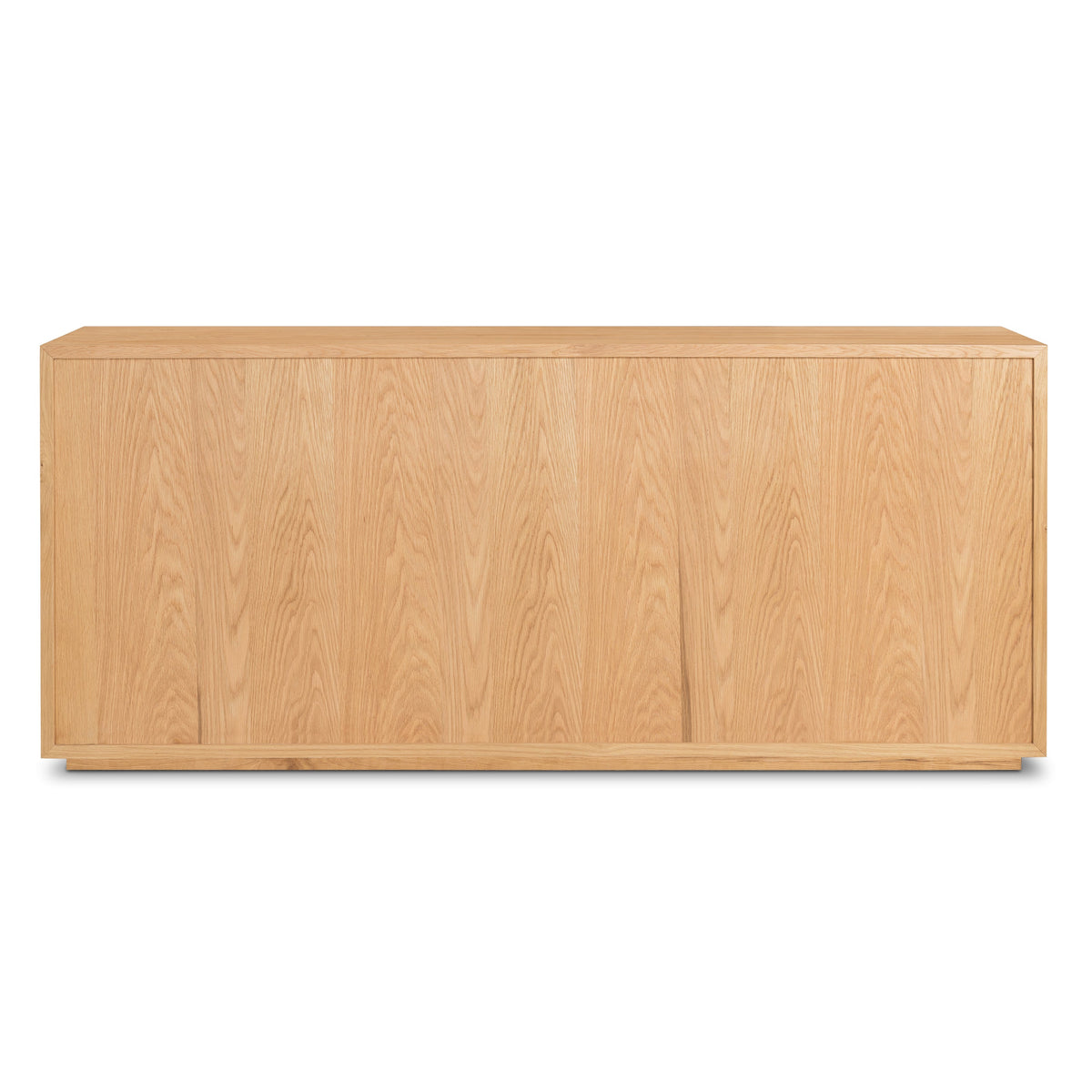 Tate 76" Oak Sideboard, second open door and storage view