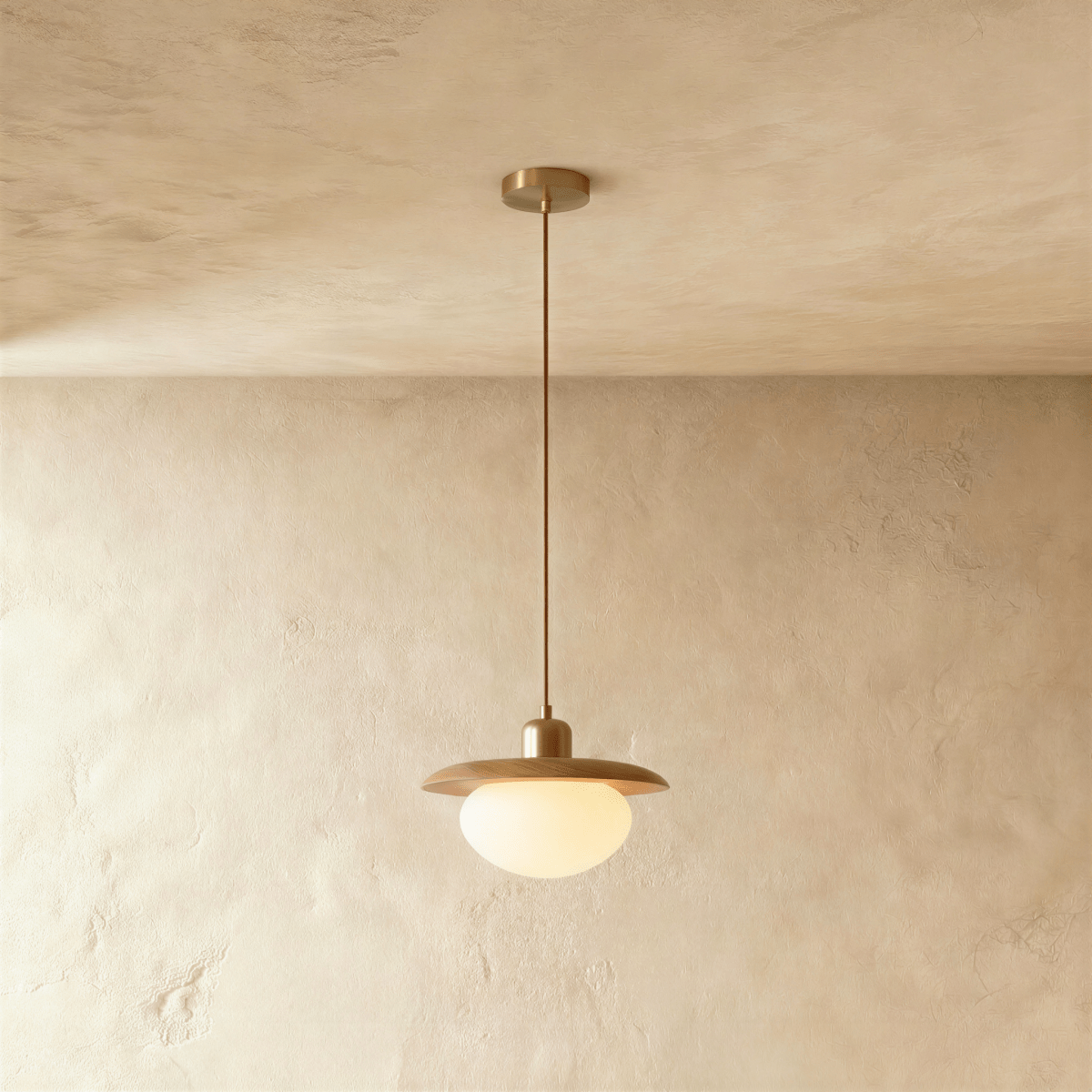 Velaro Pendant Light, shade and diffuser detail