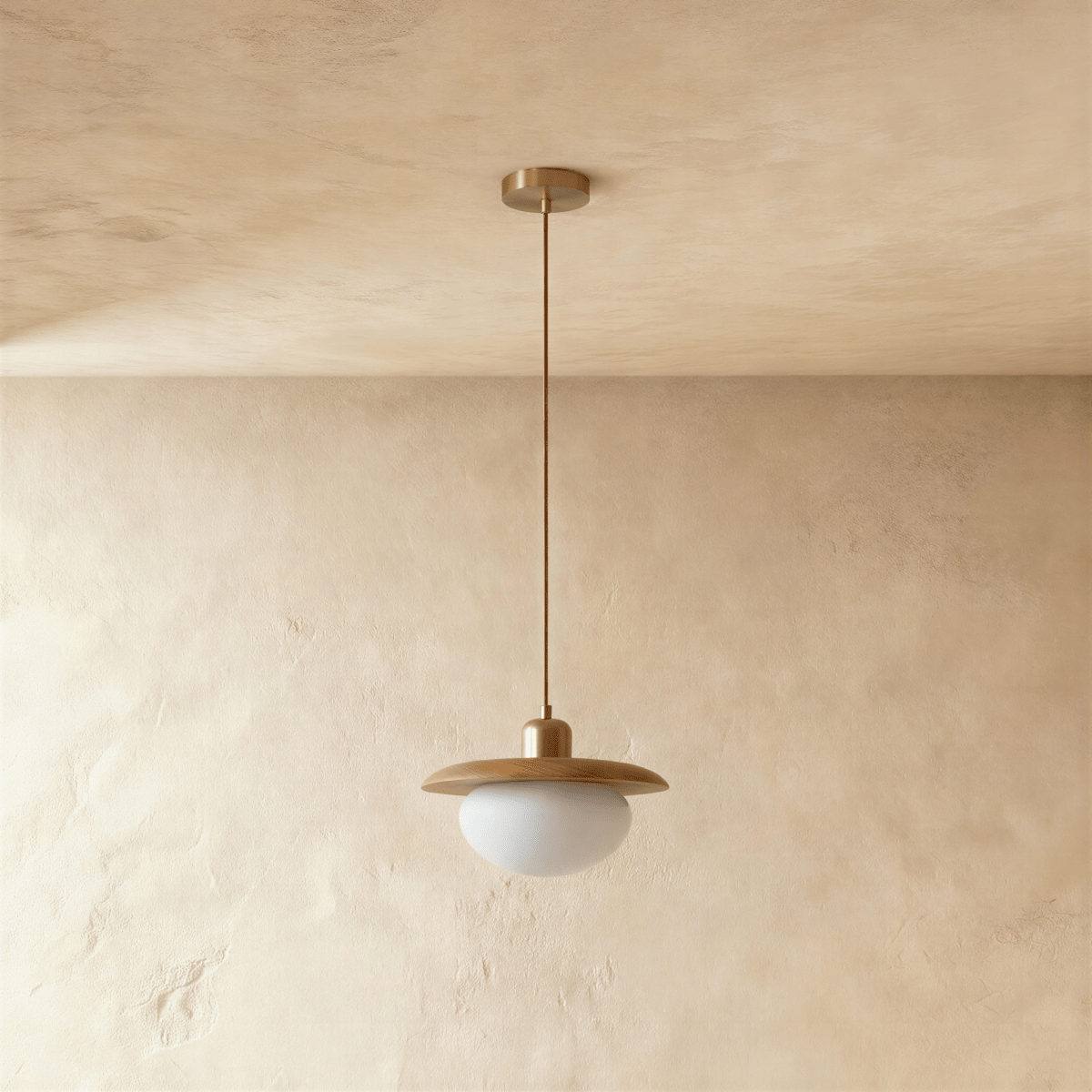 Velaro Pendant Light, mounted on the wall