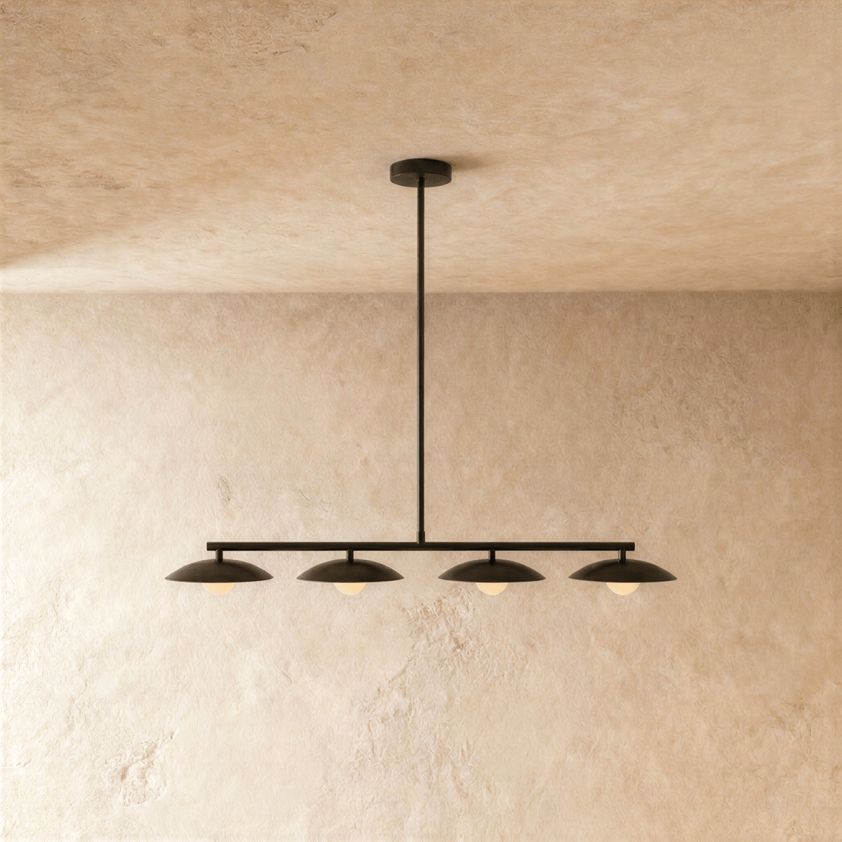Velix Metal Pendant Light, close up of the finish and material