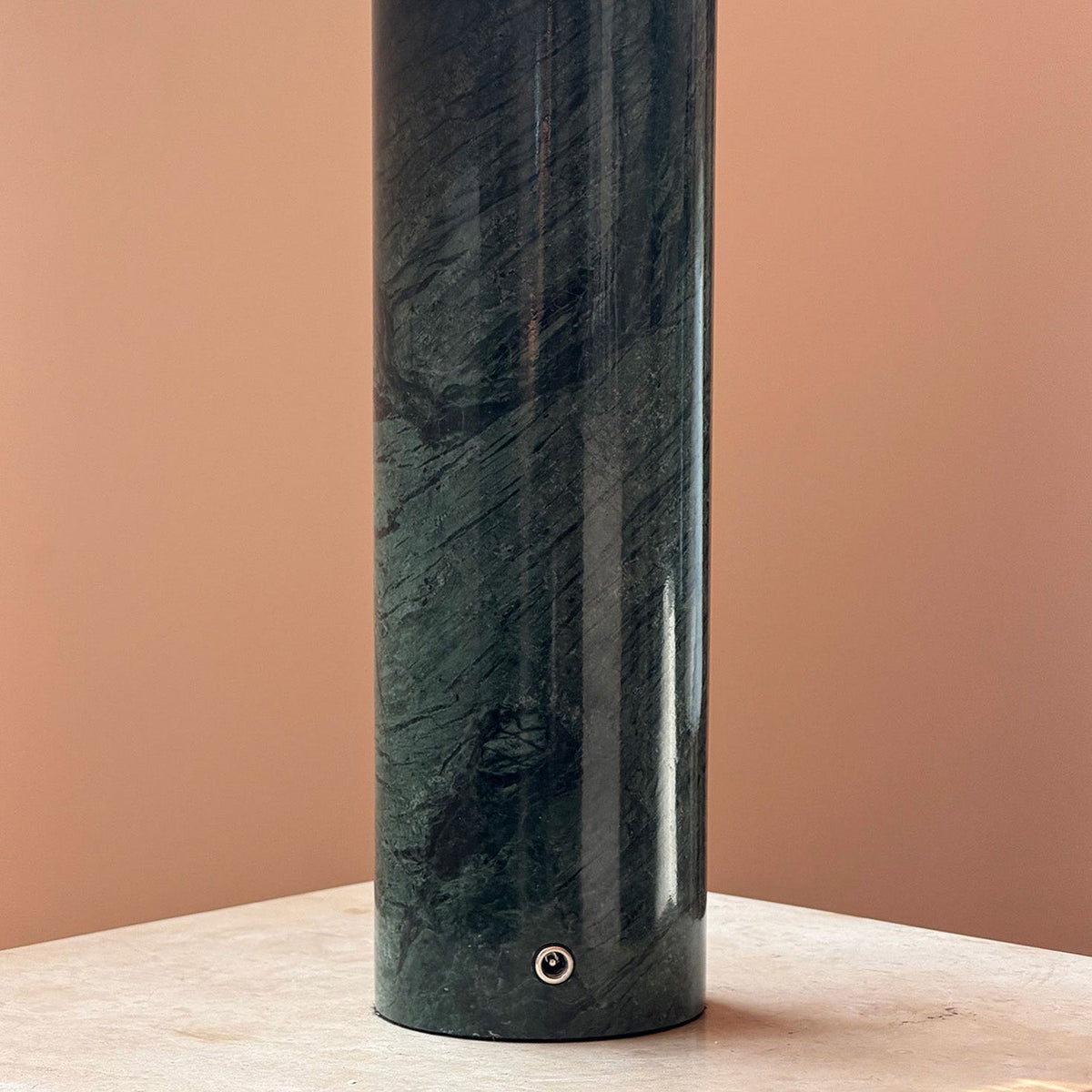 Verdelle Marble Rechargeable Table Lamp, third close up of the stone