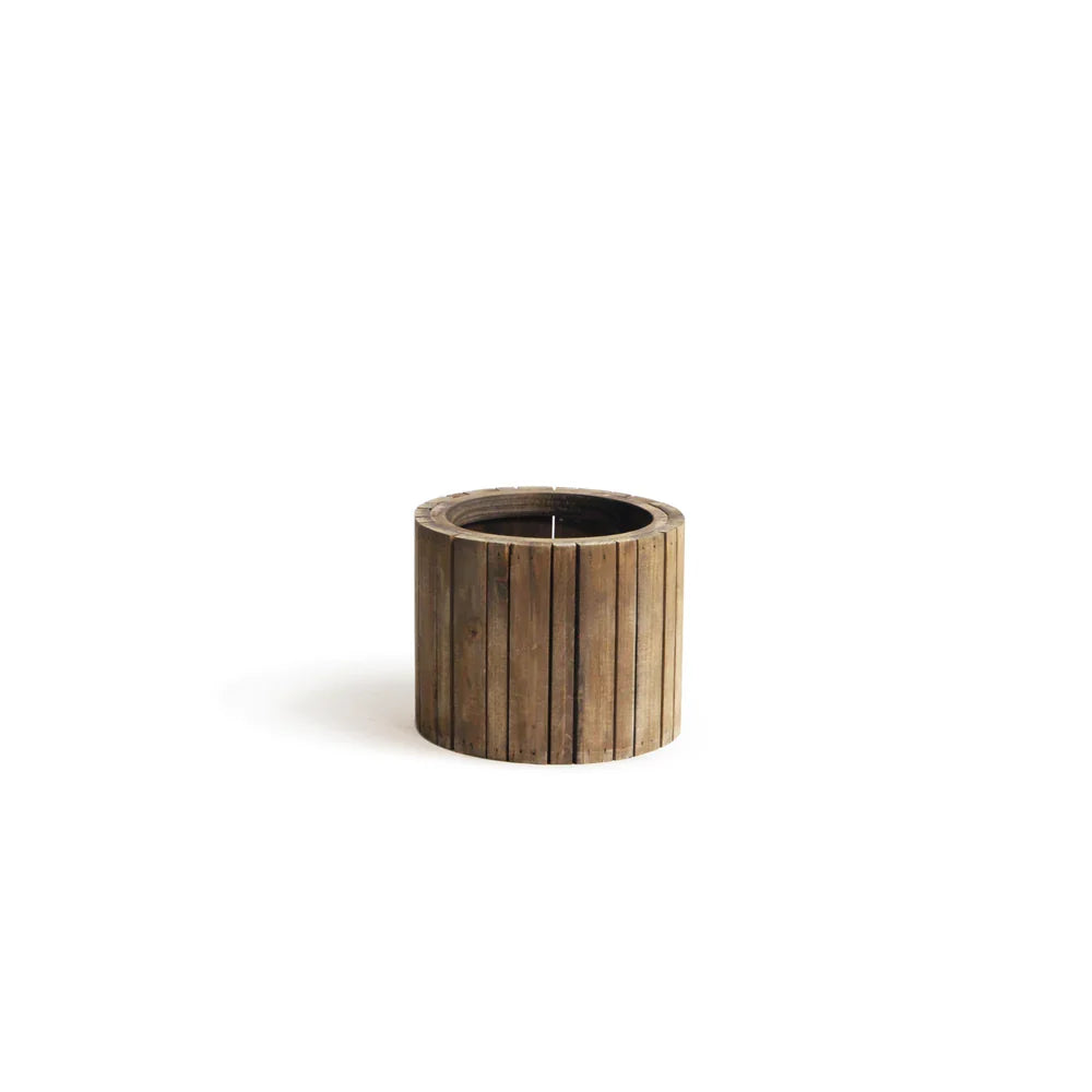 Vertical Slat Wood Box Case Pack, front view