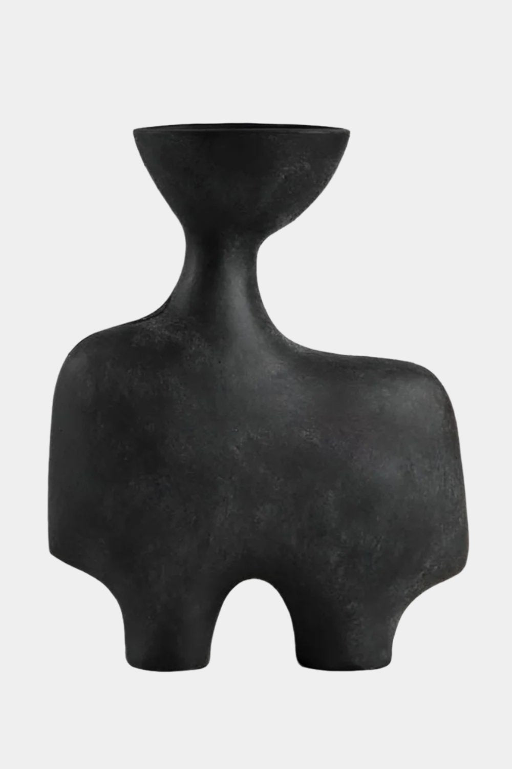 Vessel Abstract Pottery Sculpture, full front view