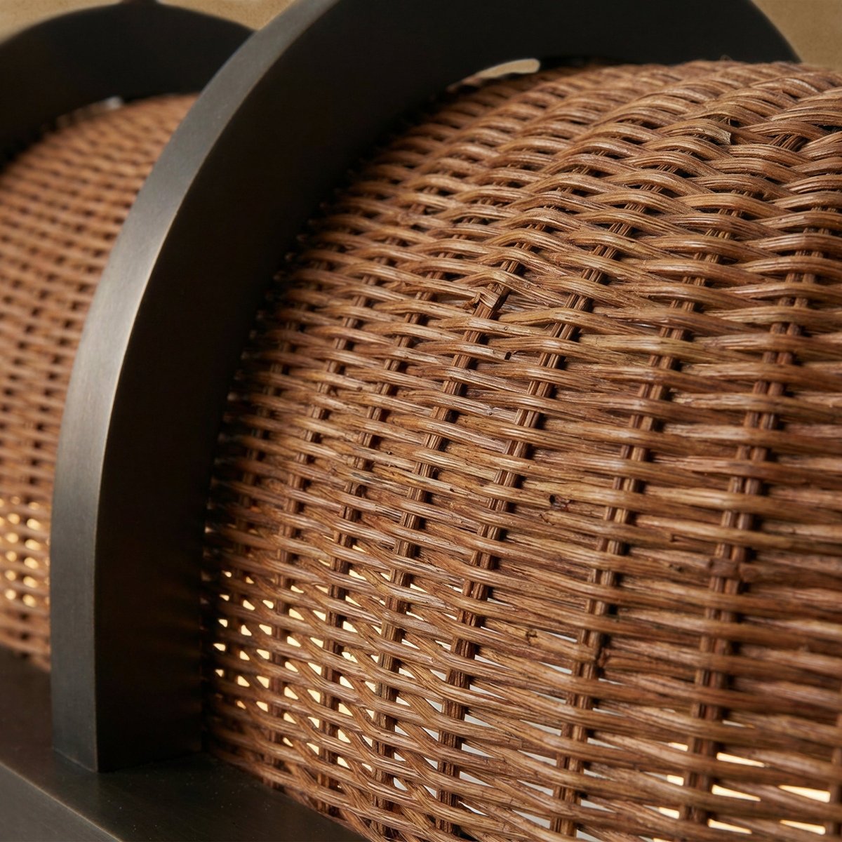 Vetra Metal Pendant Light, close up of the finish and material