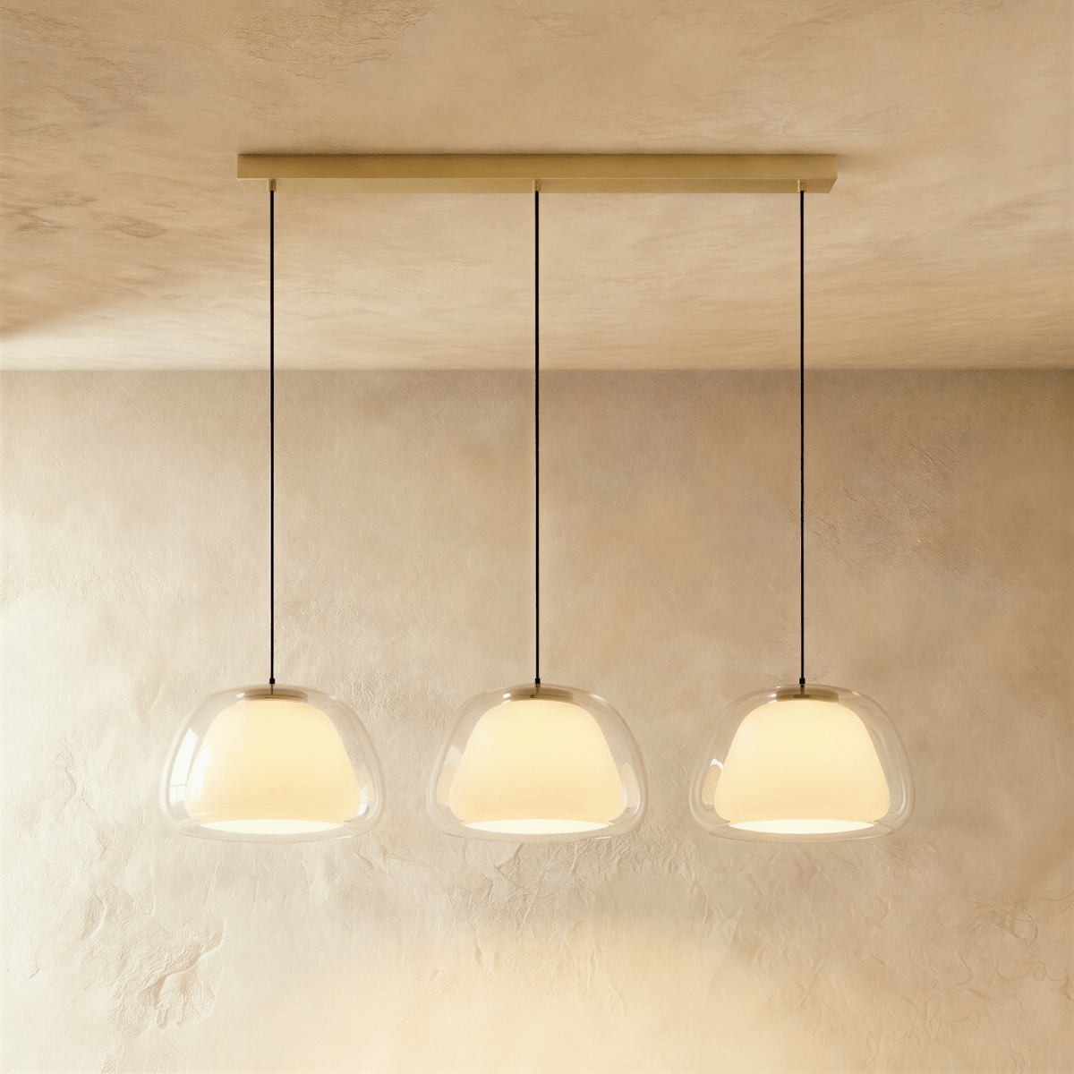 Zabda Metal Pendant Light, second close up of the finish and material